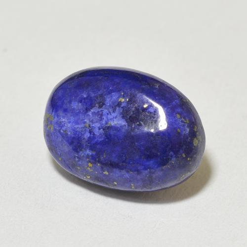 Lapislázuli Azul oscuro natural de 6.19 ct, Ovalada, Opaco