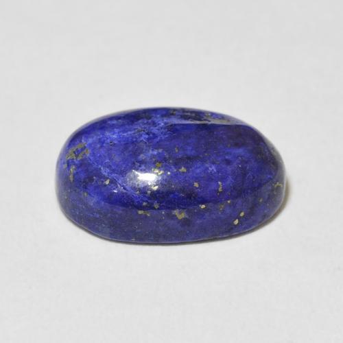 Lapislázuli Azul oscuro natural de 6.19 ct, Ovalada, Opaco