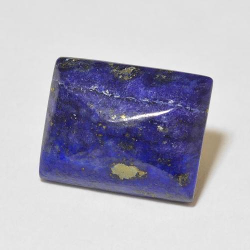 Lapislázuli Azul oscuro natural de 9.59 ct, Corte Baguette, Opaco