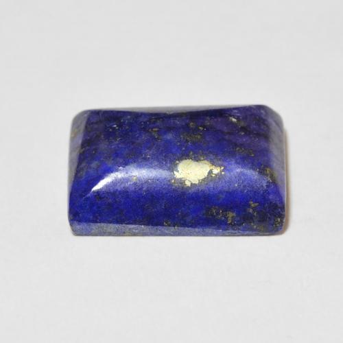 Lapislázuli Azul oscuro natural de 9.59 ct, Corte Baguette, Opaco