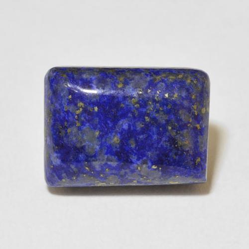 9.14ct Natural Azul oscuro Lapislázuli, Corte Baguette, Opaco