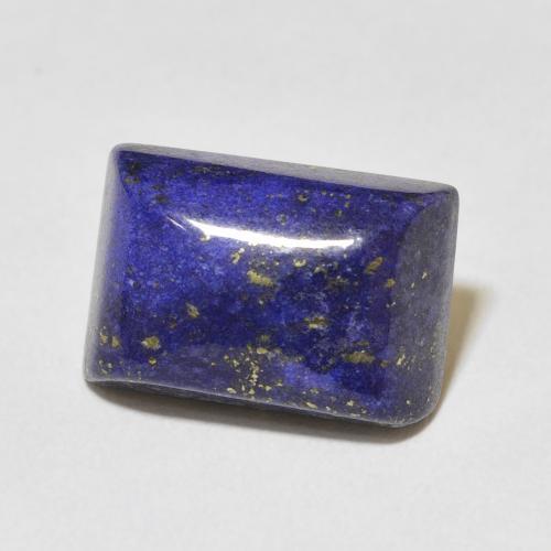Lapislázuli Azul oscuro natural de 9.01 ct, Corte Baguette, Opaco