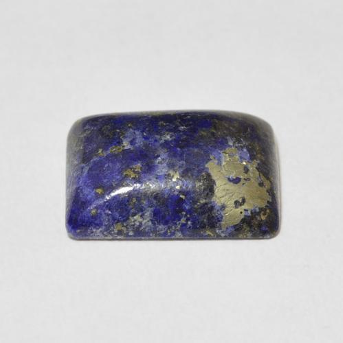 Lapislázuli Azul oscuro natural de 5.85 ct, Corte Baguette, Opaco