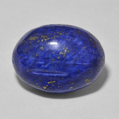 14.43ct Natural Azul oscuro Lapislázuli, Ovalada, Opaco