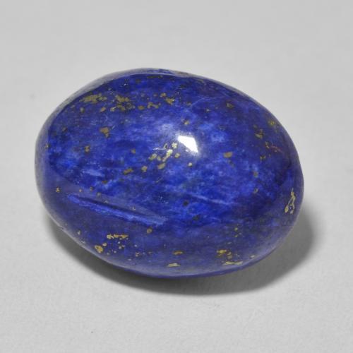 Lapislázuli Azul oscuro natural de 14.43 ct, Ovalada, Opaco