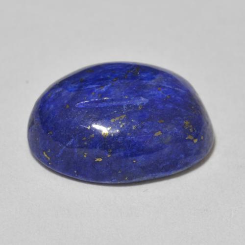 Lapislázuli Azul oscuro natural de 14.43 ct, Ovalada, Opaco
