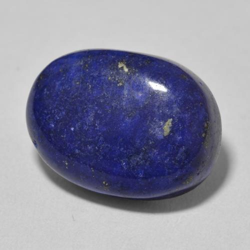 Lapislázuli Azul oscuro natural de 14.32 ct, Ovalada, Opaco