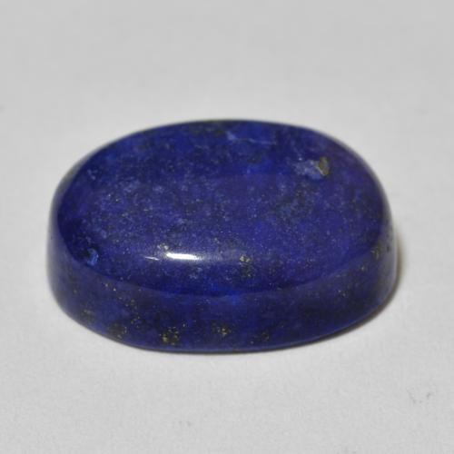 Lapislázuli Azul oscuro natural de 14.32 ct, Ovalada, Opaco
