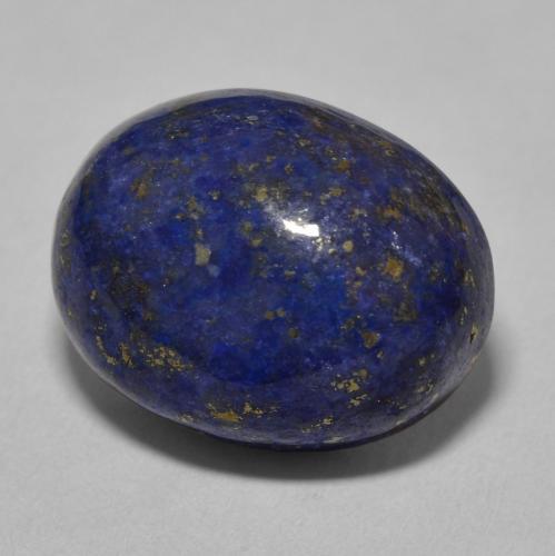 Lapislázuli Azul oscuro natural de 18.38 ct, Ovalada, Opaco
