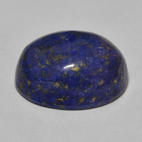 Lapislázuli Azul oscuro natural de 18.38 ct, Ovalada, Opaco