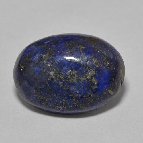 12.73ct Natural Azul oscuro Lapislázuli, Ovalada, Opaco
