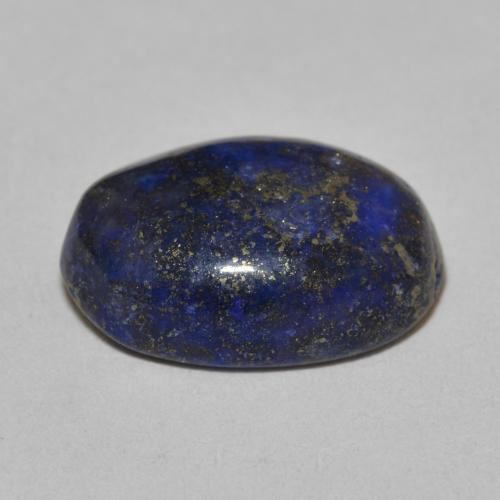 Lapislázuli Azul oscuro natural de 12.73 ct, Ovalada, Opaco