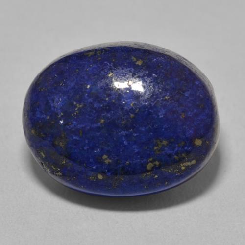 17.71ct Natural Azul oscuro Lapislázuli, Ovalada, Opaco