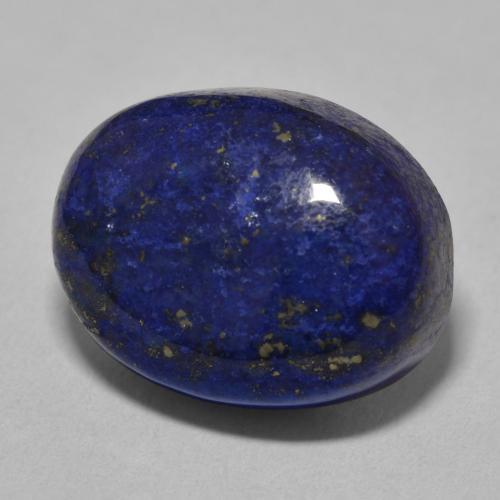Lapislázuli Azul oscuro natural de 17.71 ct, Ovalada, Opaco