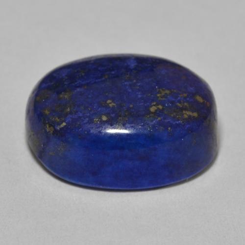 Lapislázuli Azul oscuro natural de 17.71 ct, Ovalada, Opaco