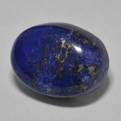 Lapislázuli Azul oscuro natural de 18.60 ct, Ovalada, Opaco
