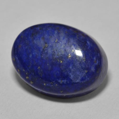 Lapislázuli Azul muy intenso natural de 13.60 ct, Ovalada, Opaco