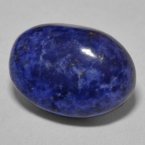 Lapislázuli Azul oscuro natural de 9.50 ct, Ovalada, Opaco
