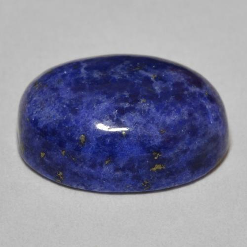 Lapislázuli Azul oscuro natural de 9.50 ct, Ovalada, Opaco