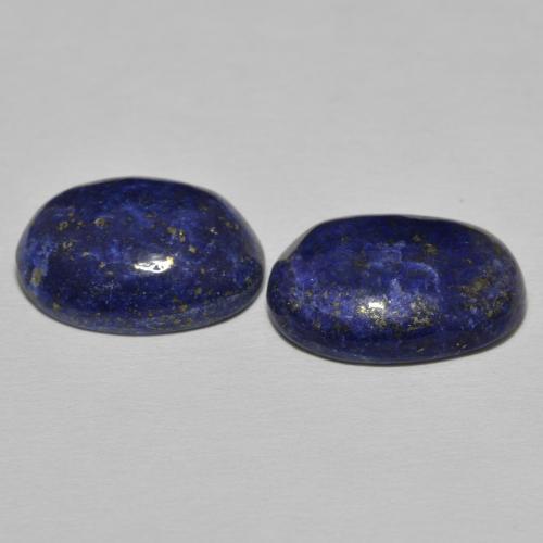 Gemas de Lapislázuli Azul oscuro natural de 19.30 ct, Ovalada, Opaco
