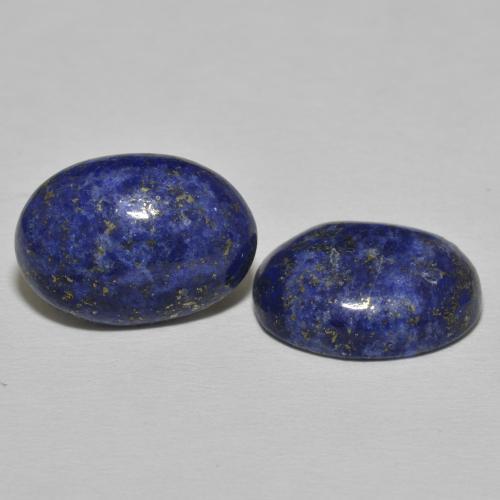 Gemas de Lapislázuli Azul oscuro natural de 18.07 ct, Ovalada, Opaco