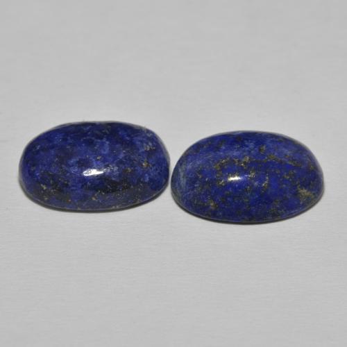 Gemas de Lapislázuli Azul oscuro natural de 19.20 ct, Ovalada, Opaco