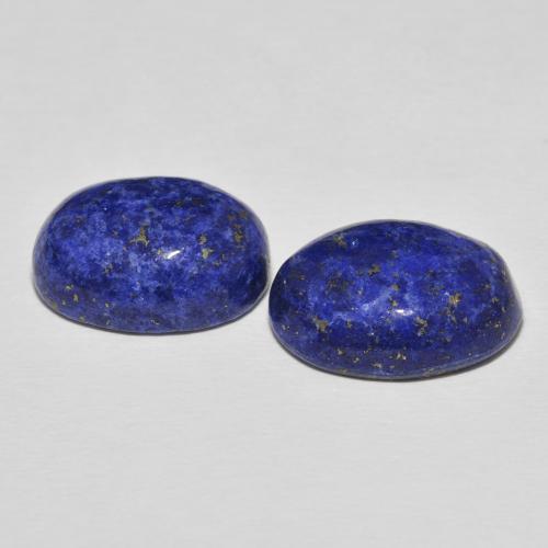 Gemas de Lapislázuli Azul claro natural de 23.64 ct, Ovalada, Opaco