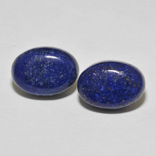 18.05ctw Natural Azul egipcio intenso Lapislázuli, Ovalada, Opaco
