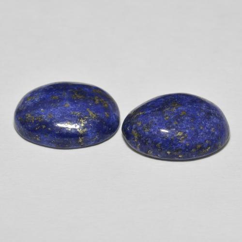 Gemas de Lapislázuli Azul oscuro natural de 23.26 ct, Ovalada, Opaco
