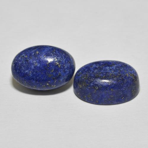 Gemas de Lapislázuli Azul oscuro natural de 20.03 ct, Ovalada, Opaco