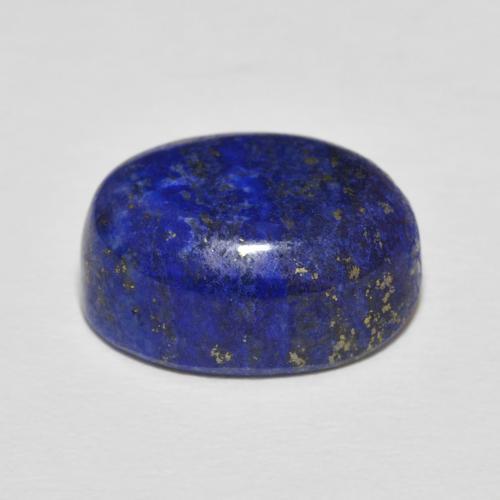 Lapislázuli Azul oscuro natural de 13.11 ct, Ovalada, Opaco