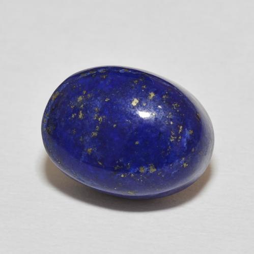 Lapislázuli Azul oscuro natural de 11.48 ct, Ovalada, Opaco