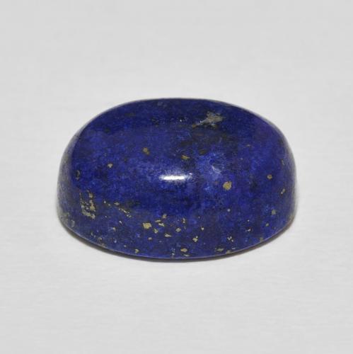 Lapislázuli Azul oscuro natural de 12.62 ct, Ovalada, Opaco
