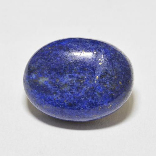 17.44ct Natural Azul oscuro Lapislázuli, Ovalada, Opaco