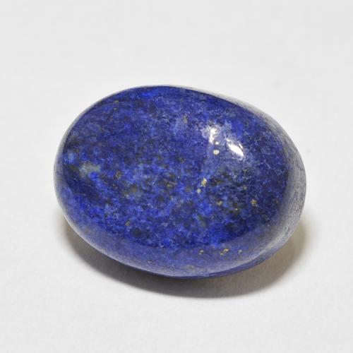 Lapislázuli Azul oscuro natural de 17.44 ct, Ovalada, Opaco