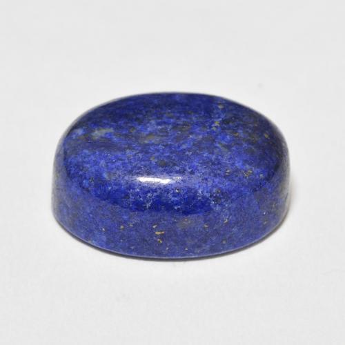 Lapislázuli Azul oscuro natural de 17.44 ct, Ovalada, Opaco