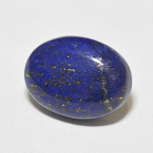 Lapislázuli Azul oscuro natural de 13.45 ct, Ovalada, Opaco