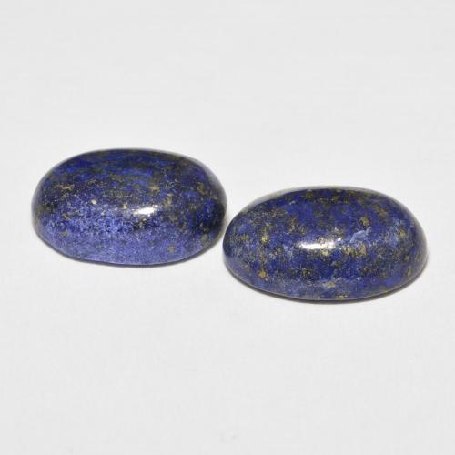 Gemas de Lapislázuli Azul oscuro natural de 19.43 ct, Ovalada, Opaco