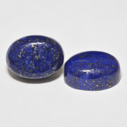 Gemas de Lapislázuli Azul oscuro natural de 27.73 ct, Ovalada, Opaco