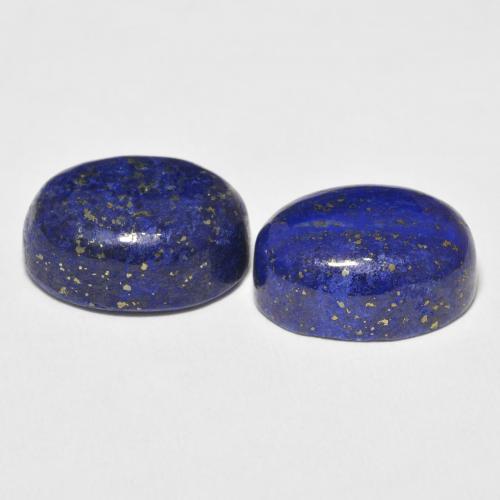 Gemas de Lapislázuli Azul oscuro natural de 27.73 ct, Ovalada, Opaco