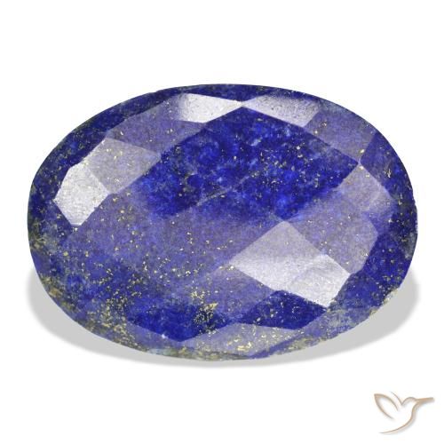 54.26ct Natural Azul egipcio intenso Lapislázuli, Ovalada, Opaco