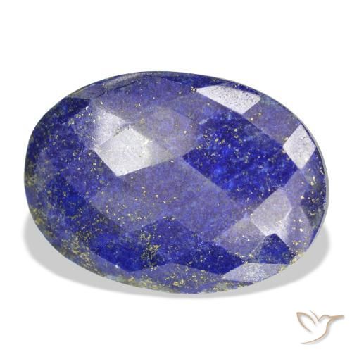 Lapislázuli Azul egipcio intenso natural de 54.26 ct, Ovalada, Opaco