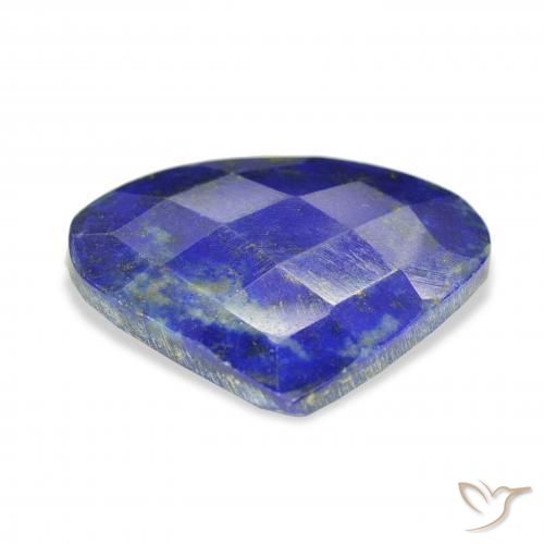 Lapislázuli Azul oscuro natural de 22.58 ct, En forma de pera, Opaco