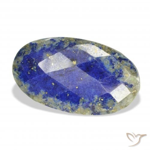 Lapislázuli Azul marino natural de 31.34 ct, Ovalada, Opaco