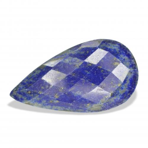 Lapislázuli Azul oscuro natural de 30.75 ct, En forma de pera, Opaco
