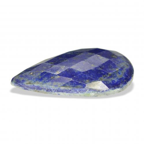 Lapislázuli Azul oscuro natural de 30.75 ct, En forma de pera, Opaco