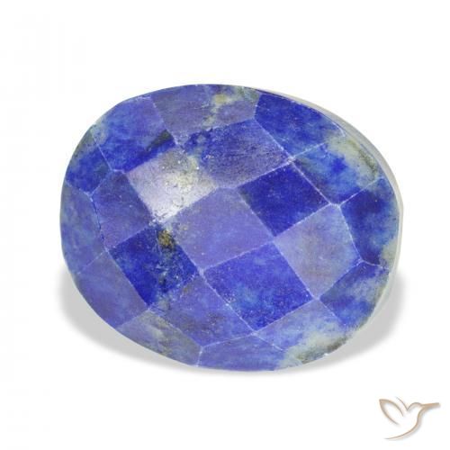 Lapislázuli Azul oscuro natural de 25.71 ct, Ovalada, Opaco