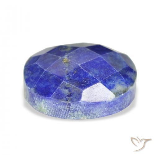 Lapislázuli Azul oscuro natural de 25.71 ct, Ovalada, Opaco