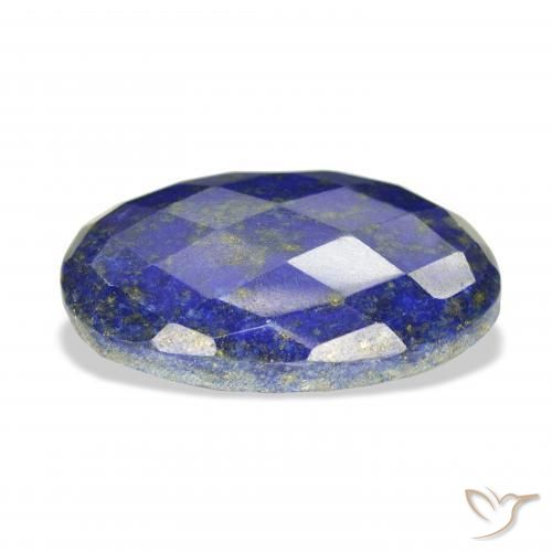 Lapislázuli Azul oscuro natural de 30.88 ct, Ovalada, Opaco