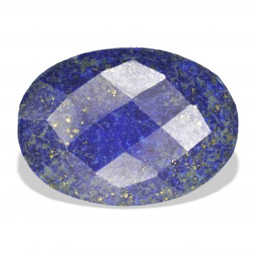 25.54ct Natural Azul marino Lapislázuli, Ovalada, Opaco